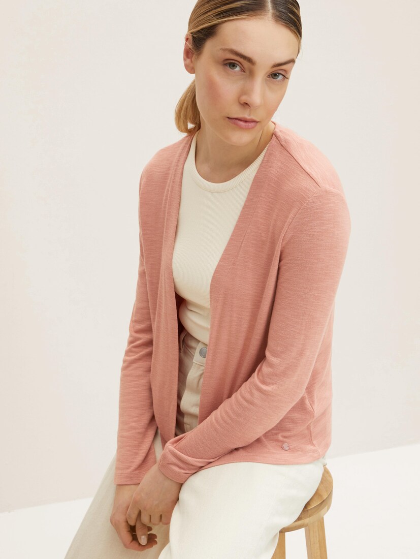Cheapest Cardigan Chunky Knit Womens Rose