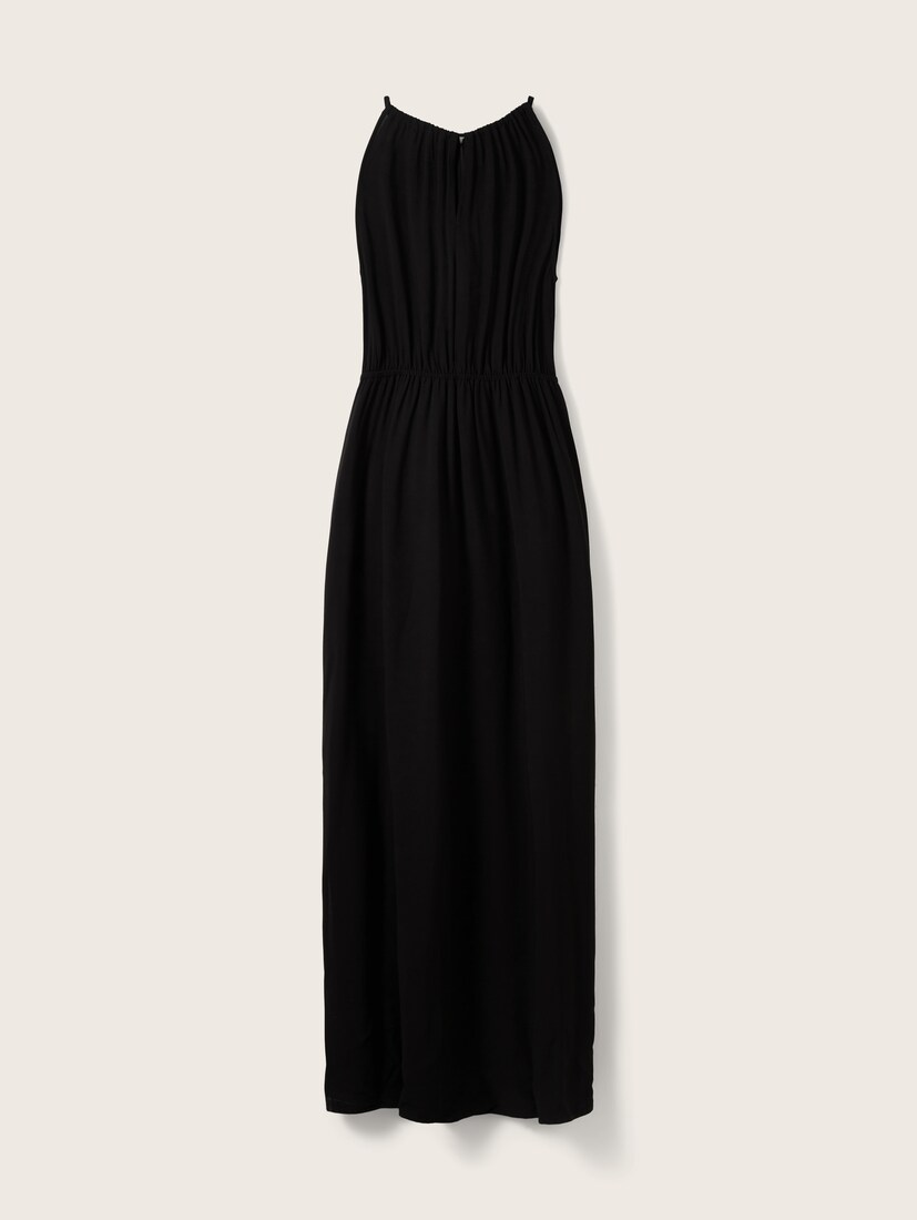 - Black India Deep Tailor Maxi A With Outlet Neck Halter Tom Dress Womens
